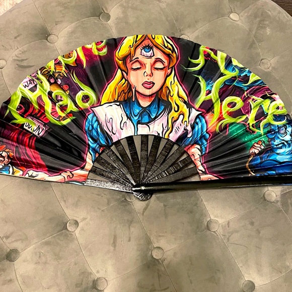 Alice in Wonderland Other - Alice in Wonderland fan. Large NIP psychedelic reads Mad Here